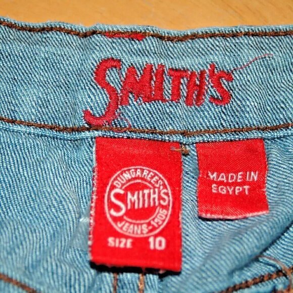 Smiths Dungarees Jeans Women's 10  34 x 29 Egyptian Made - Picture 5 of 6